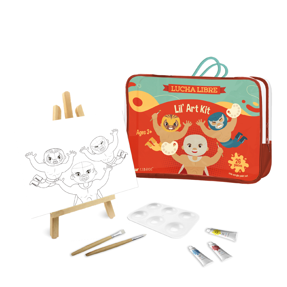 Lil' Lucha Libre Art Kit - Lil' Libros