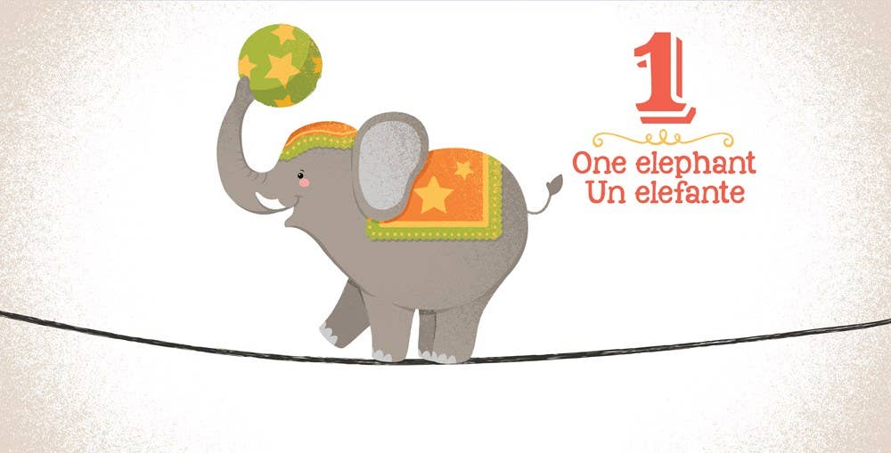 Un Elefante: Numbers / Números - Lil' Libros