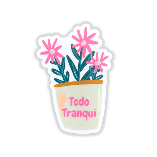 Todo Tranqui Spanish Sticker